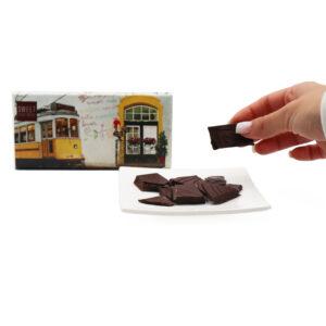 Tablete 100g de chocolate negro